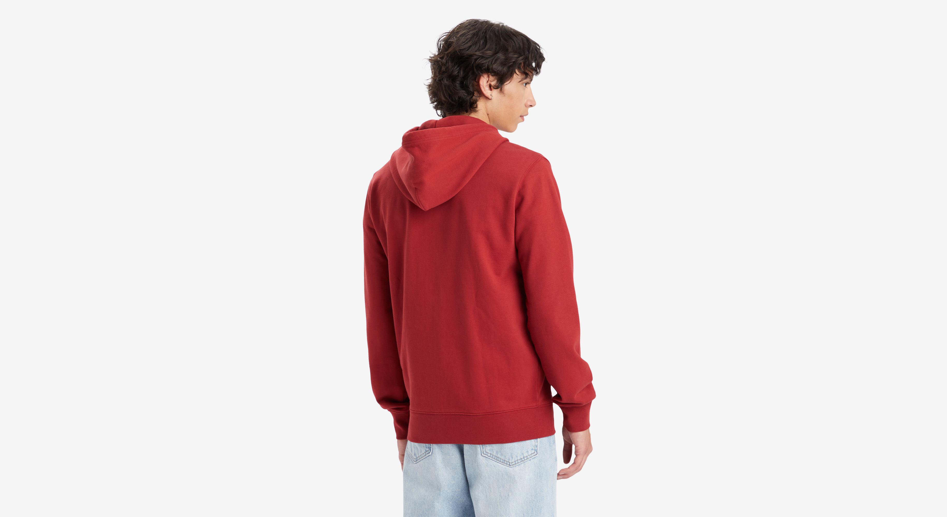 Sweat à capuche zippé Original - Sun-Dried Tomato - Rouge