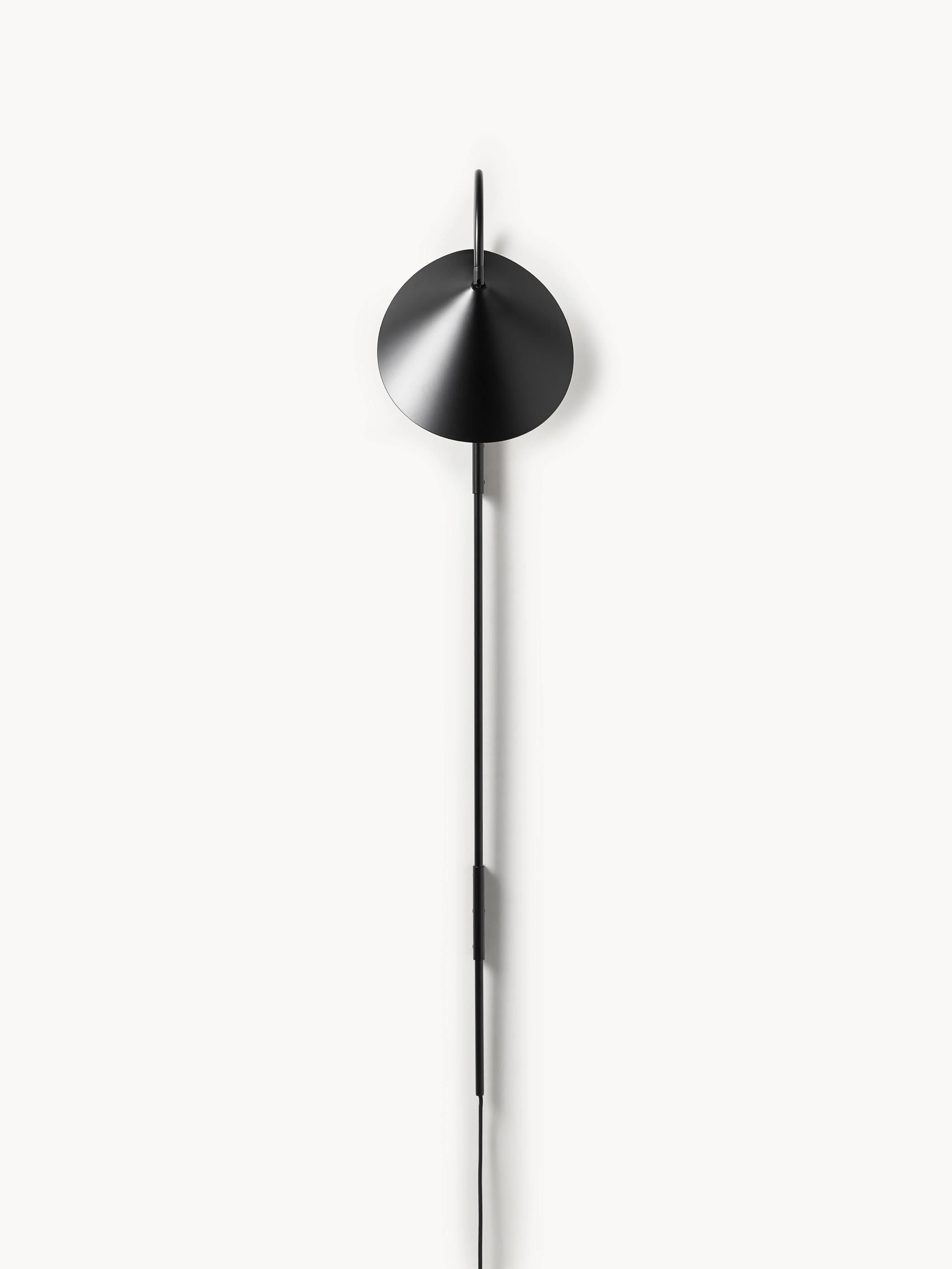 Grote wandlamp Arum met stekker, verstelbaar