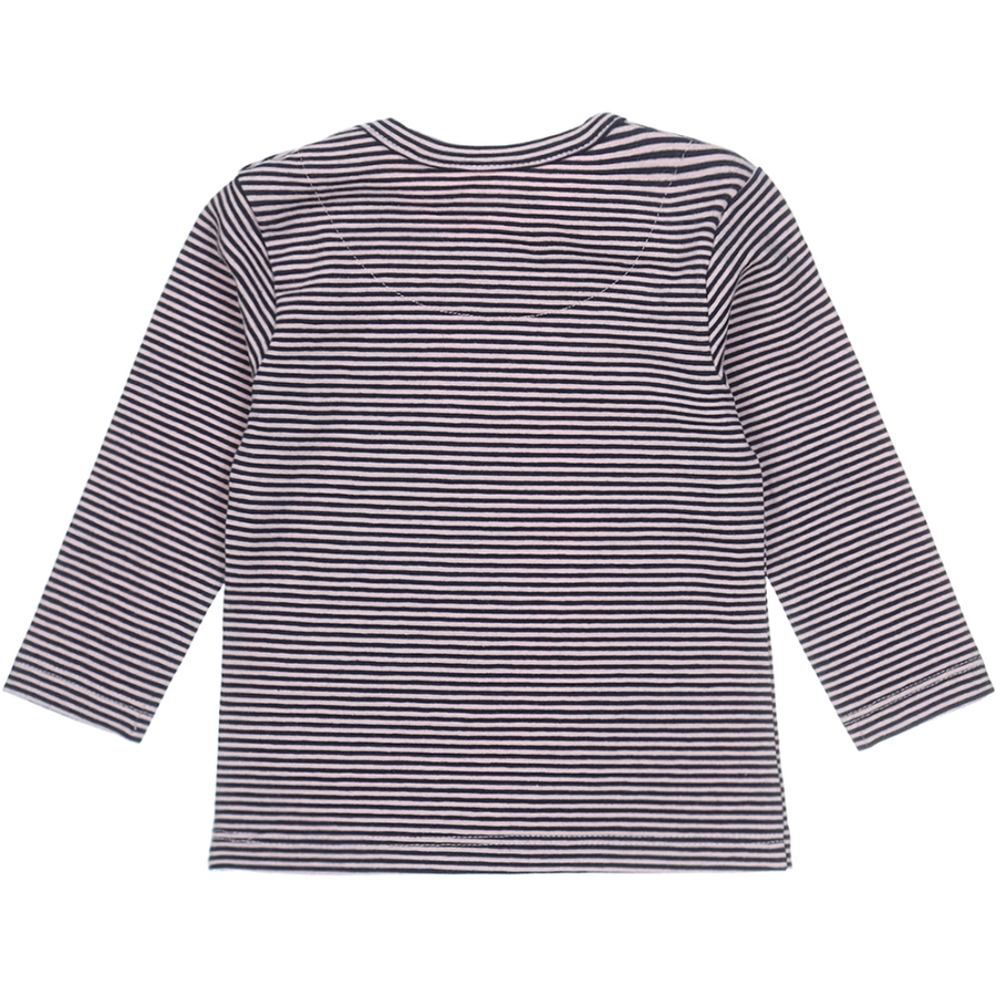 Dirkje Langarmshirt navy light pink