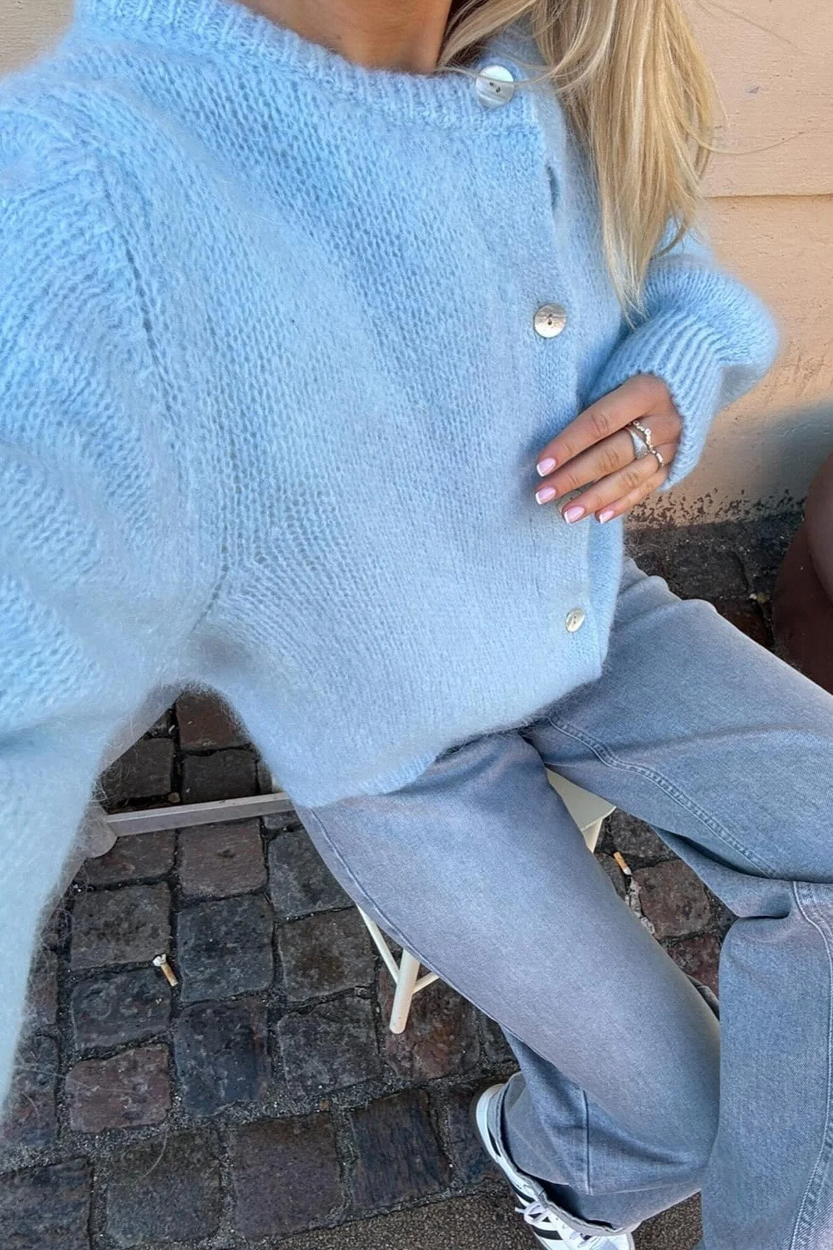 BYIC Idaic Cardigan lblue light blue