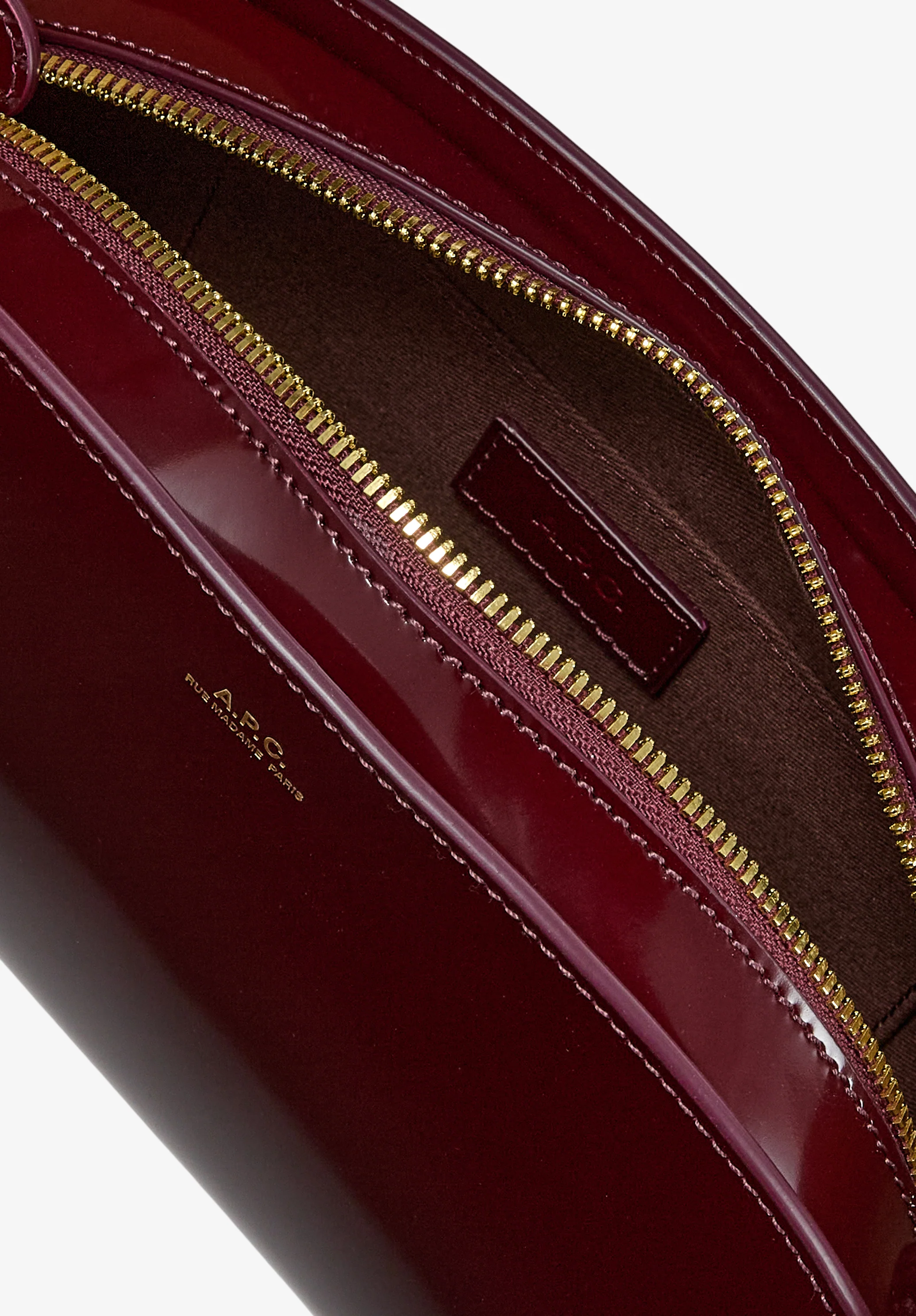 Sac Demi-Lune Shoulder - Bordeaux