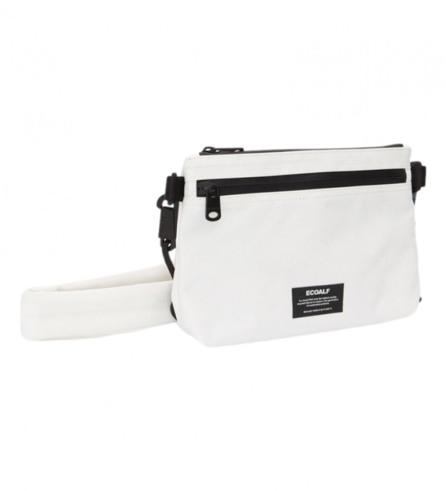 Bolsa ECOALF Lupitaalf com zíper duplo branca