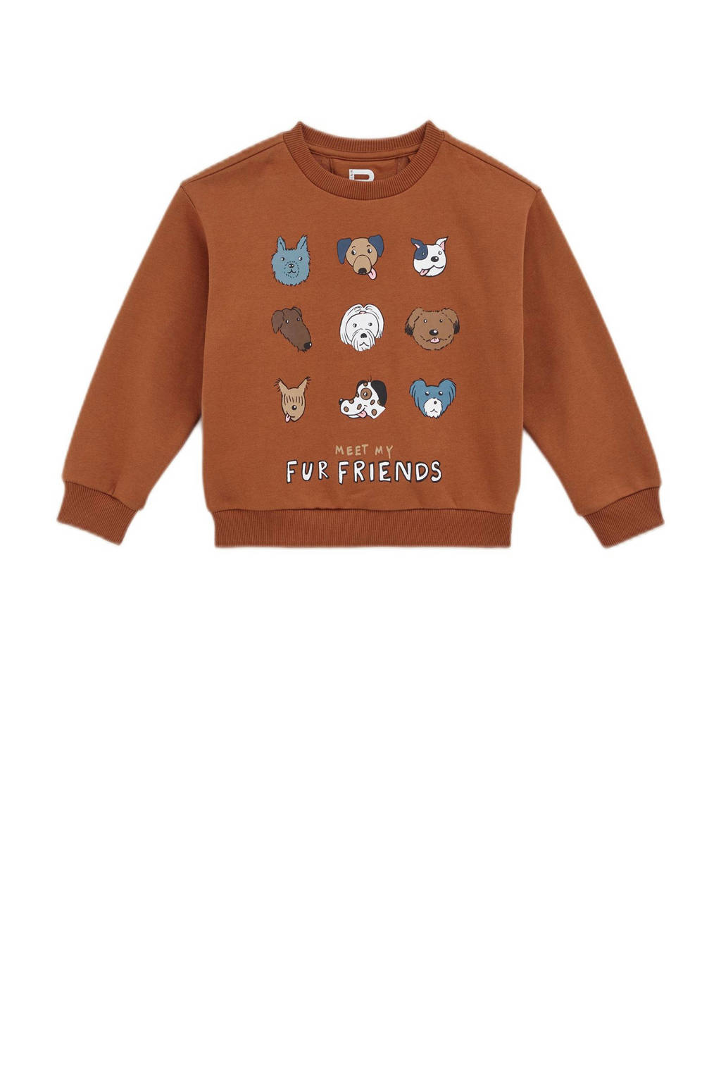 WE Fashion sweater bruin