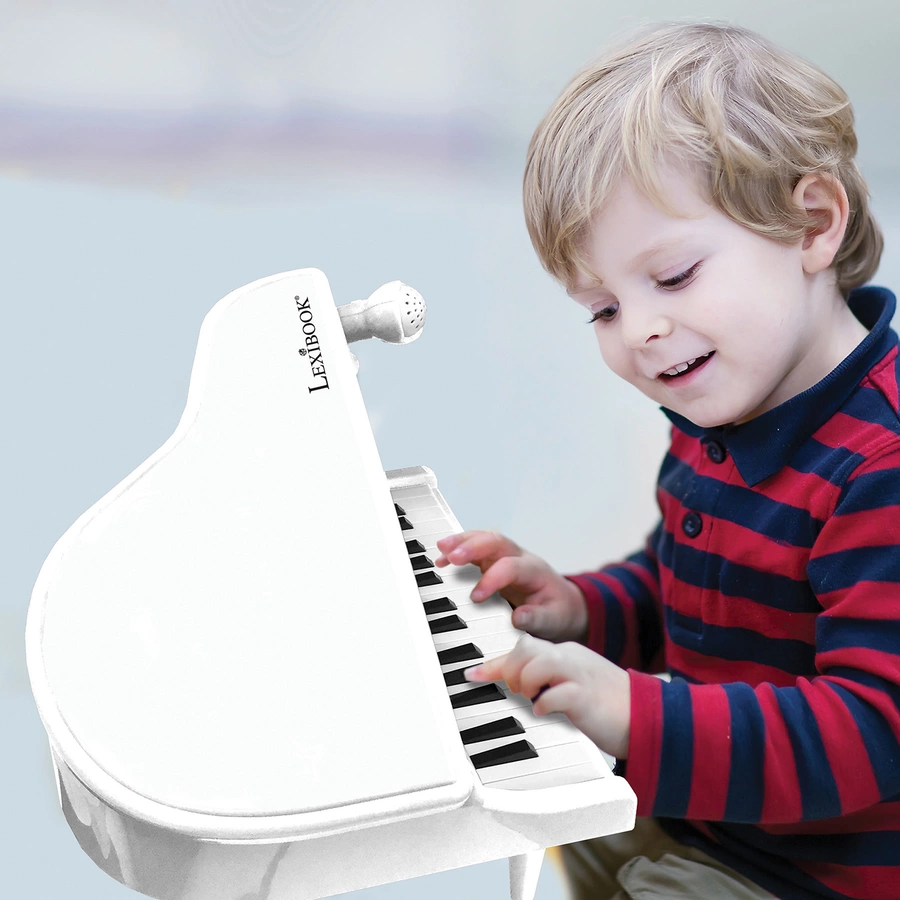 LEXIBOOK Mein erster Flügel - 32 Tasten Piano mit Mikrofon zum Singen