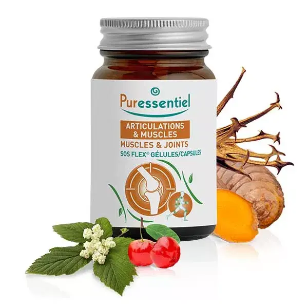 Puressentiel Articulações e Músculos SOS Flex 30 cápsulas