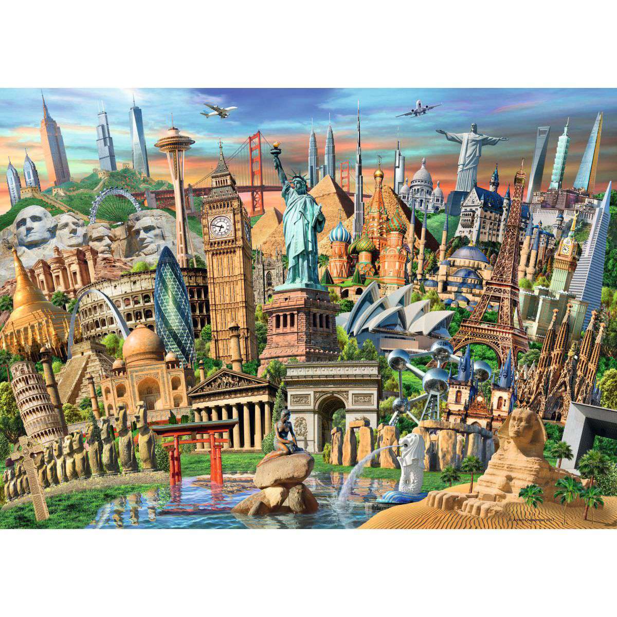 Ravensburger Spiel Sehenswürdigkeiten weltweit