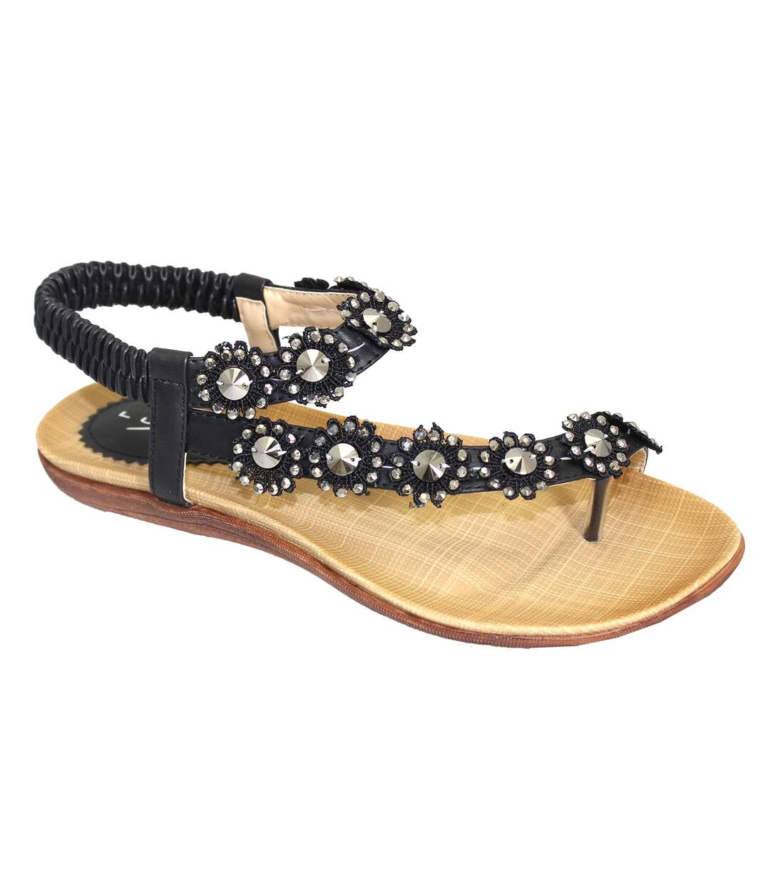 Lunar - Sandales CHARLOTTE - Femme (Noir) - UTGS273