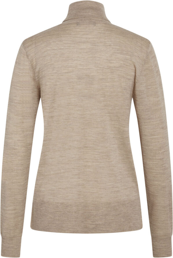 Bruuns Bazaar CharleneBBRoll Neck knit Sand melange