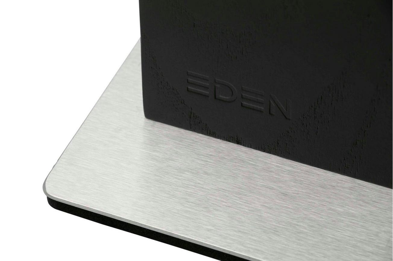 Eden Magnetic Knife Block EQB102 essenhout, zwart