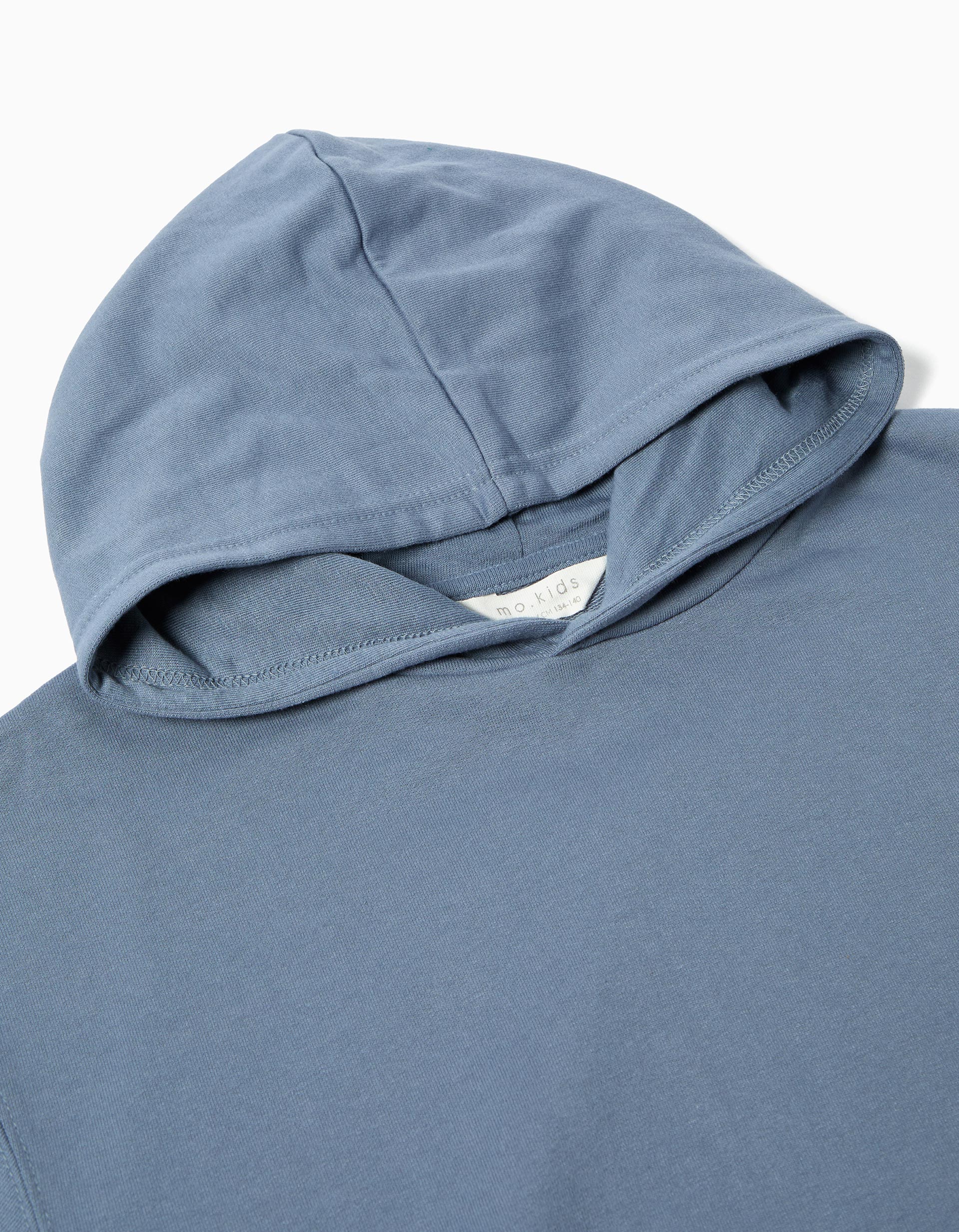Sweatshirt de Felpa Capuz, Menino, Azul