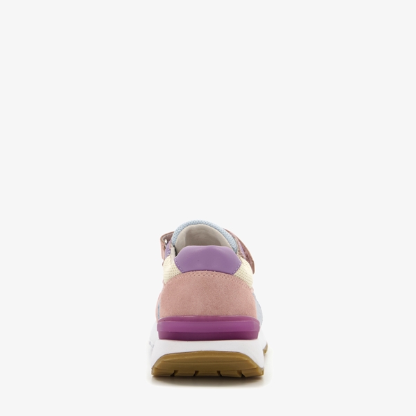 TwoDay leren meisjes sneakers pastel