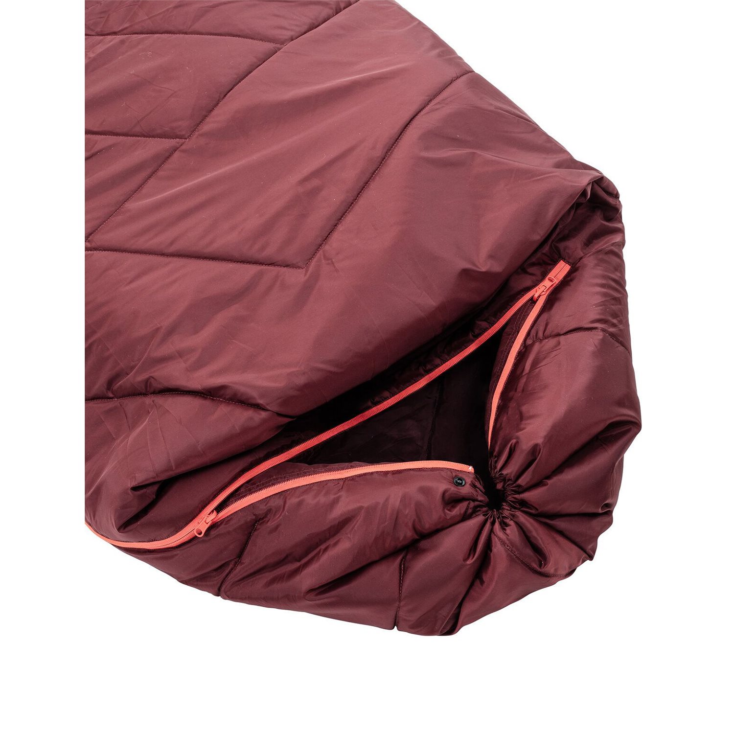 Vaude Navajo Sleepingbag 500 S II SYN Zip Left dark cherry