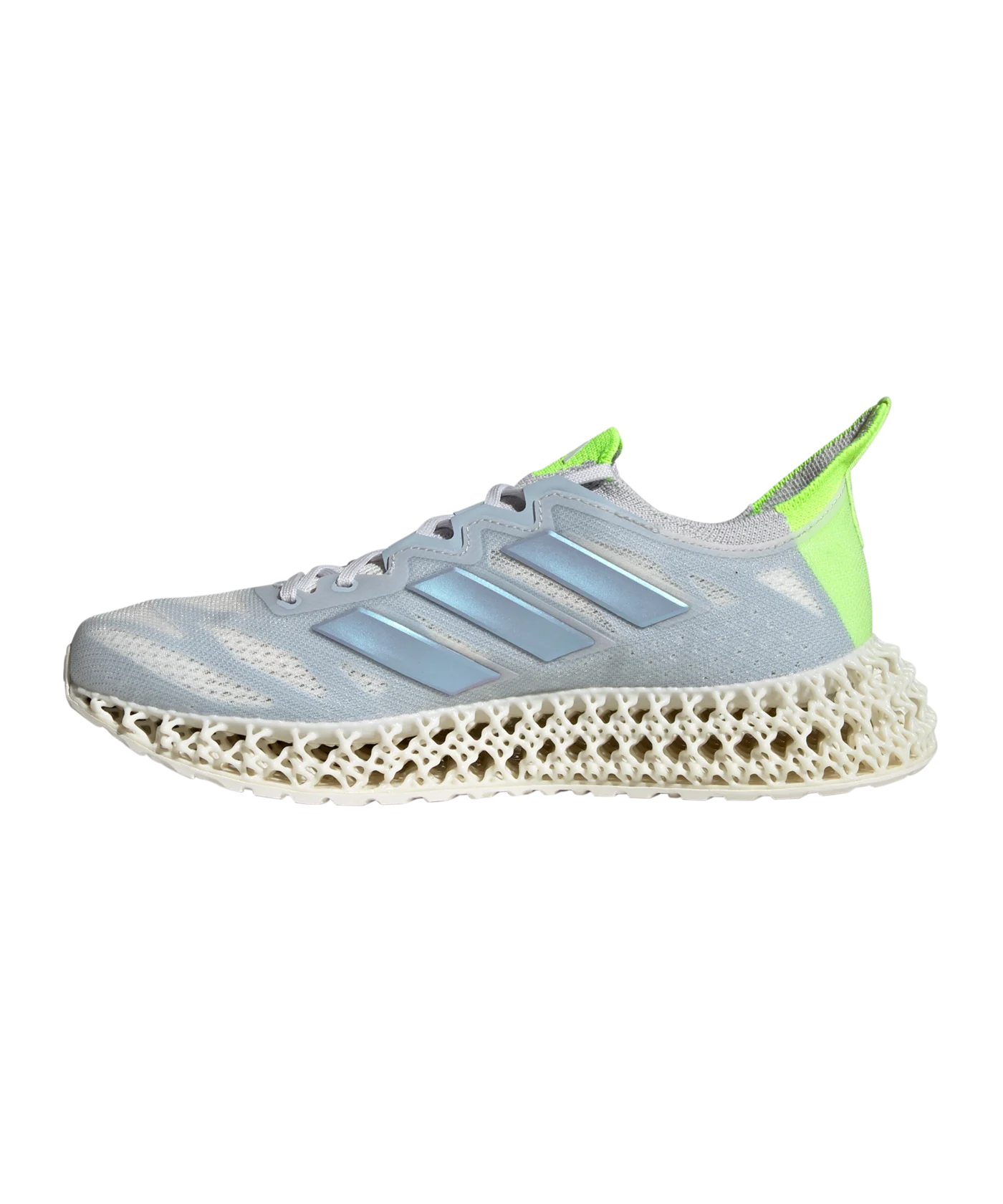 adidas 4DFWD 3 Damen Grau Lila Gelb Laufschuh