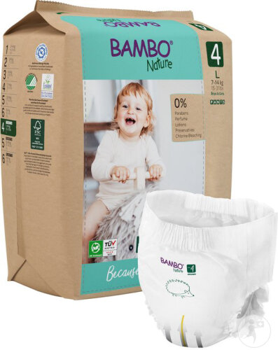 Bambo Culottes D'Apprentissage 4 7-12kg 20 Pièces