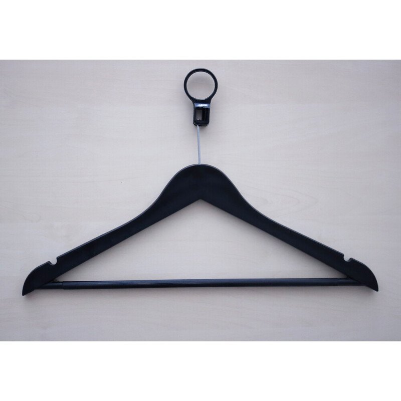 20 cintres anti vol locky unilux noir