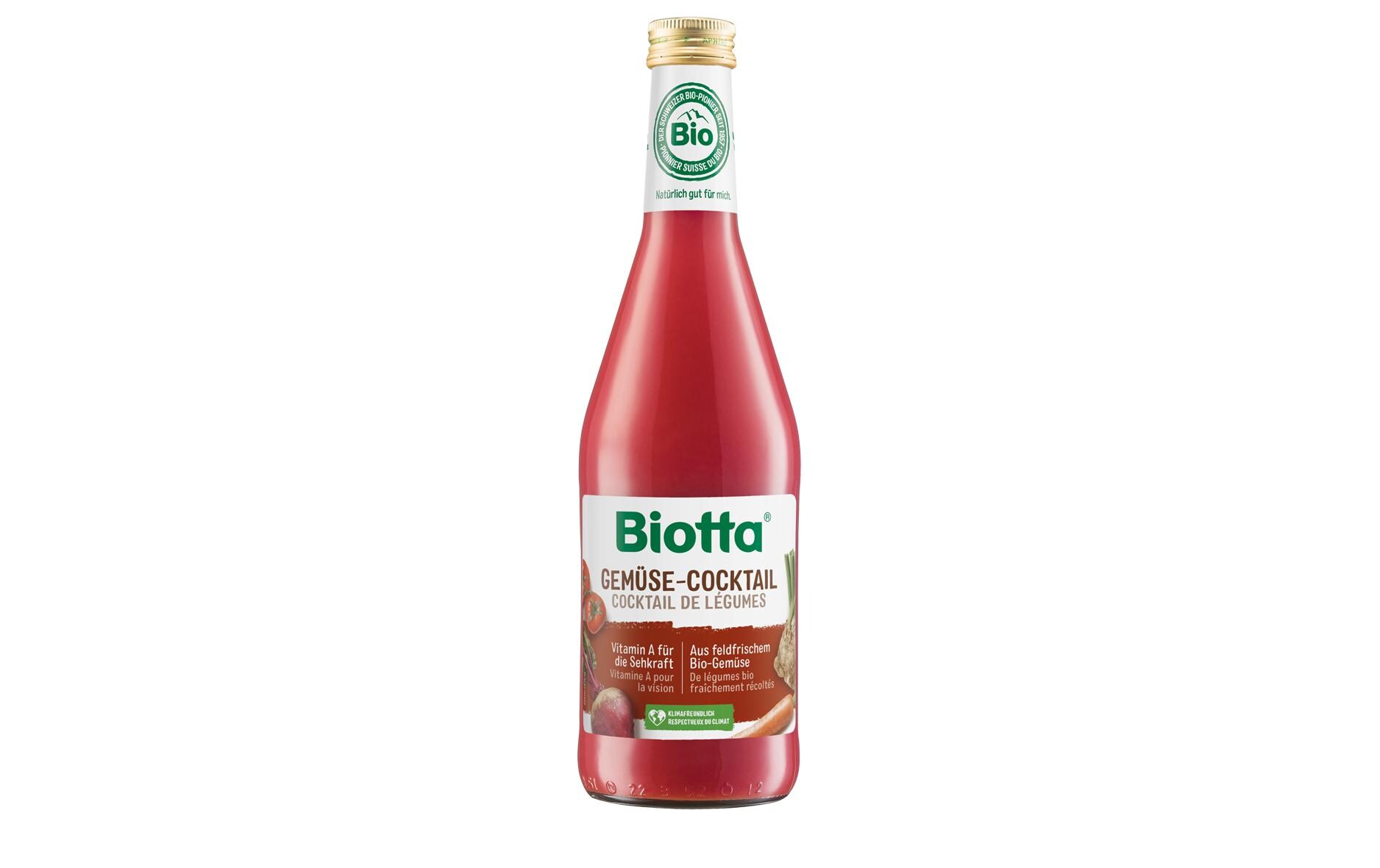 Säfte Gemüsecocktail Bio 0.5 lGemüsesaft aus erntefrischen Bio-Gemüsen