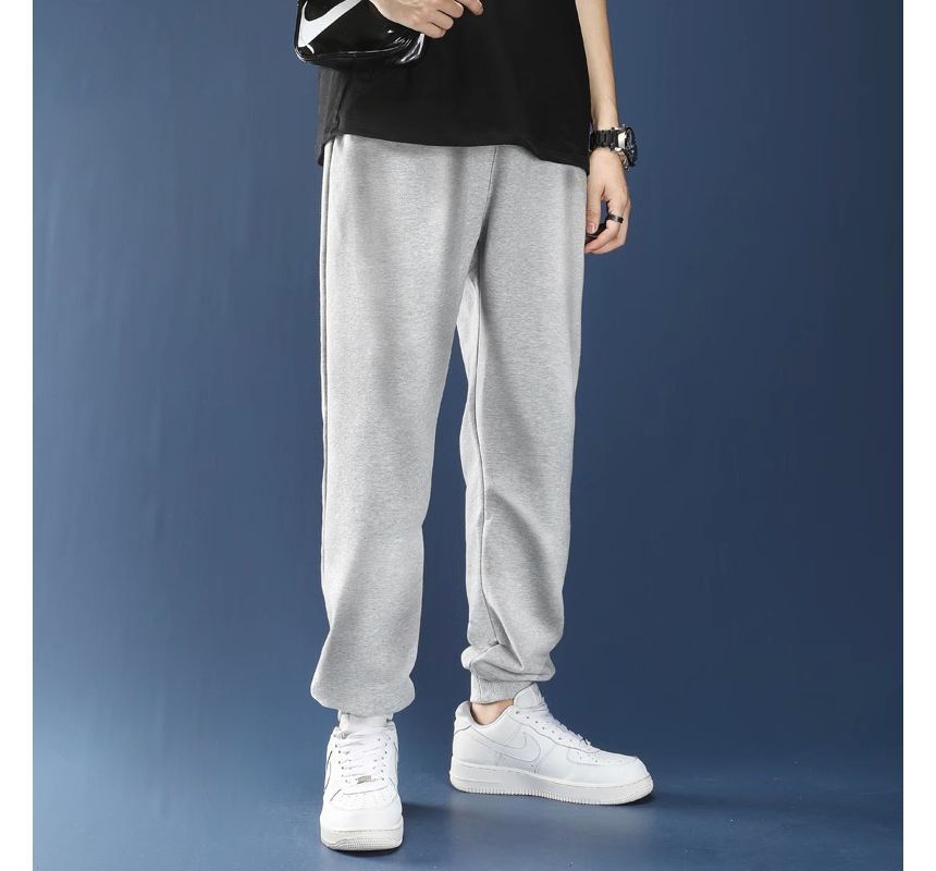 Wewewow - Taps toelopende joggingbroek met trekkoordtaille