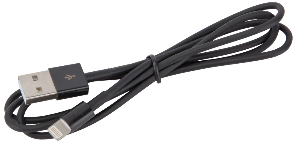 SINOX Lightningkabel 1 meter - sort