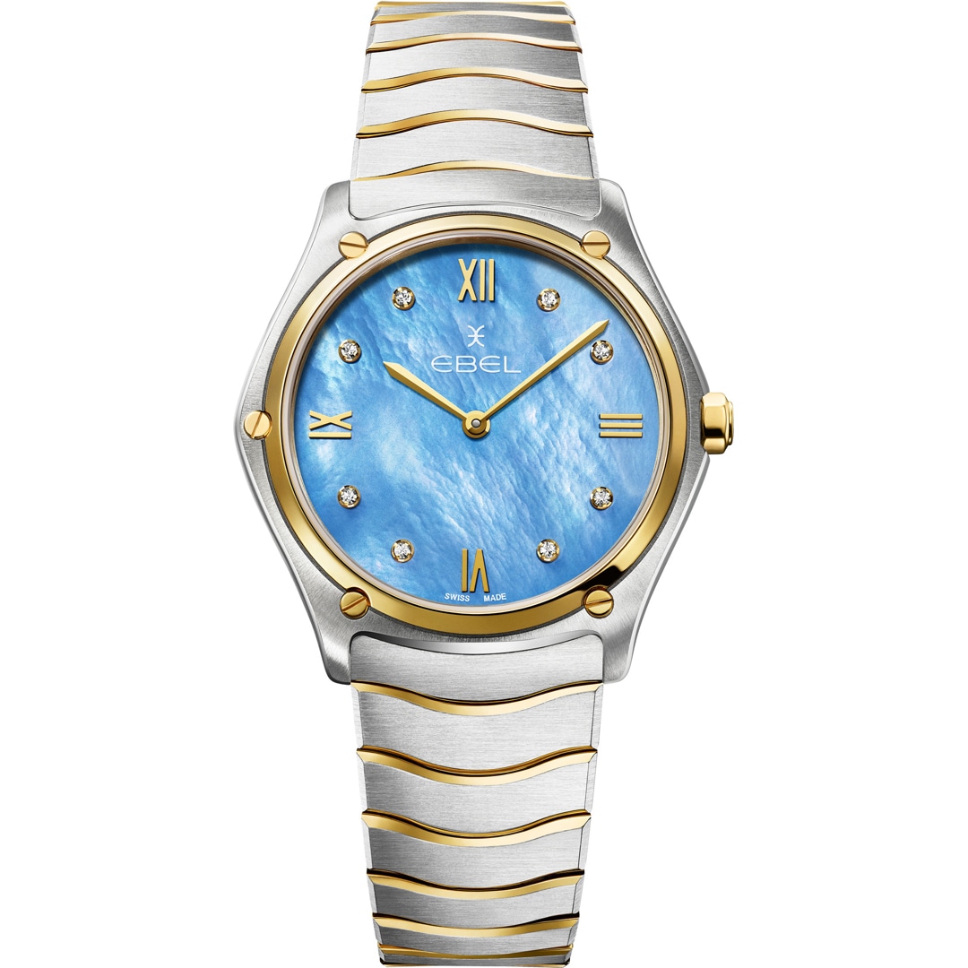 Ebel Sport Classic Lady Bicolor / Blau 33mm