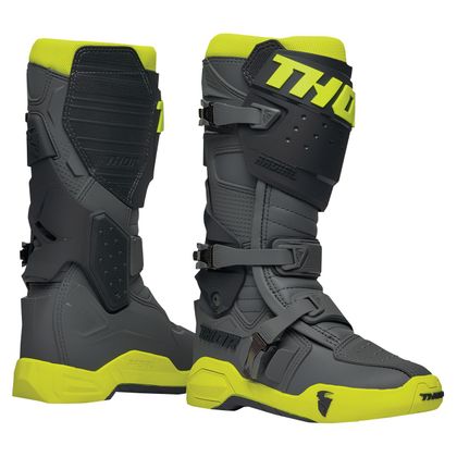 Bottes cross Thor RADIAL 2024 - Gris / Jaune