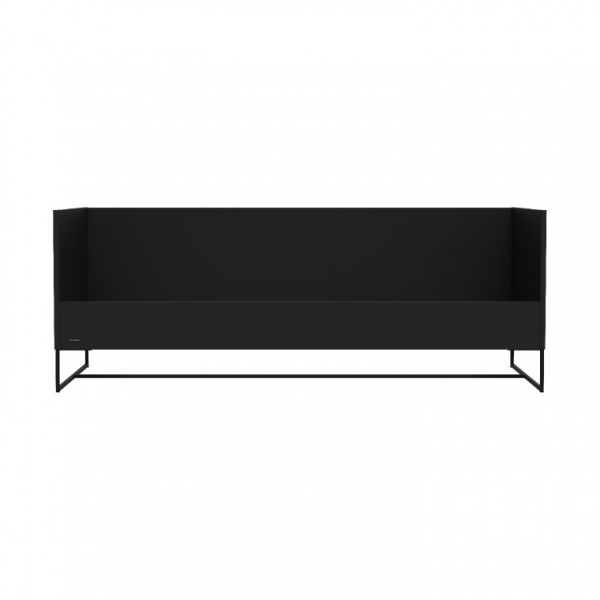Kidsmill Modular 2 Kinderkamer Zwart | Bedbank 90 x 200 cm   Bureau   Kast 3-Deurs