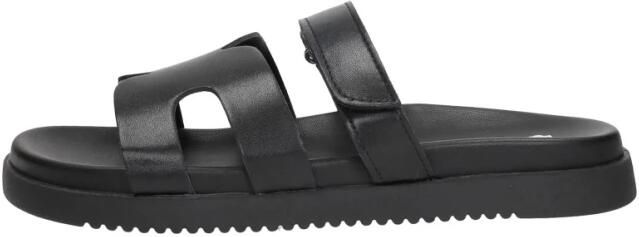 Steve Madden sandaaltjes van leer met klittenbandsluiting model 'Missile'