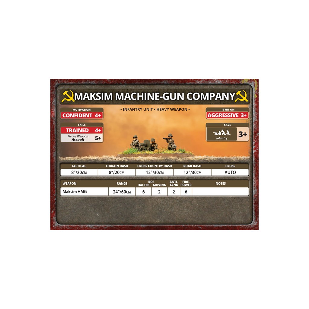 Flames of War - Maksim Machine-Gun Company