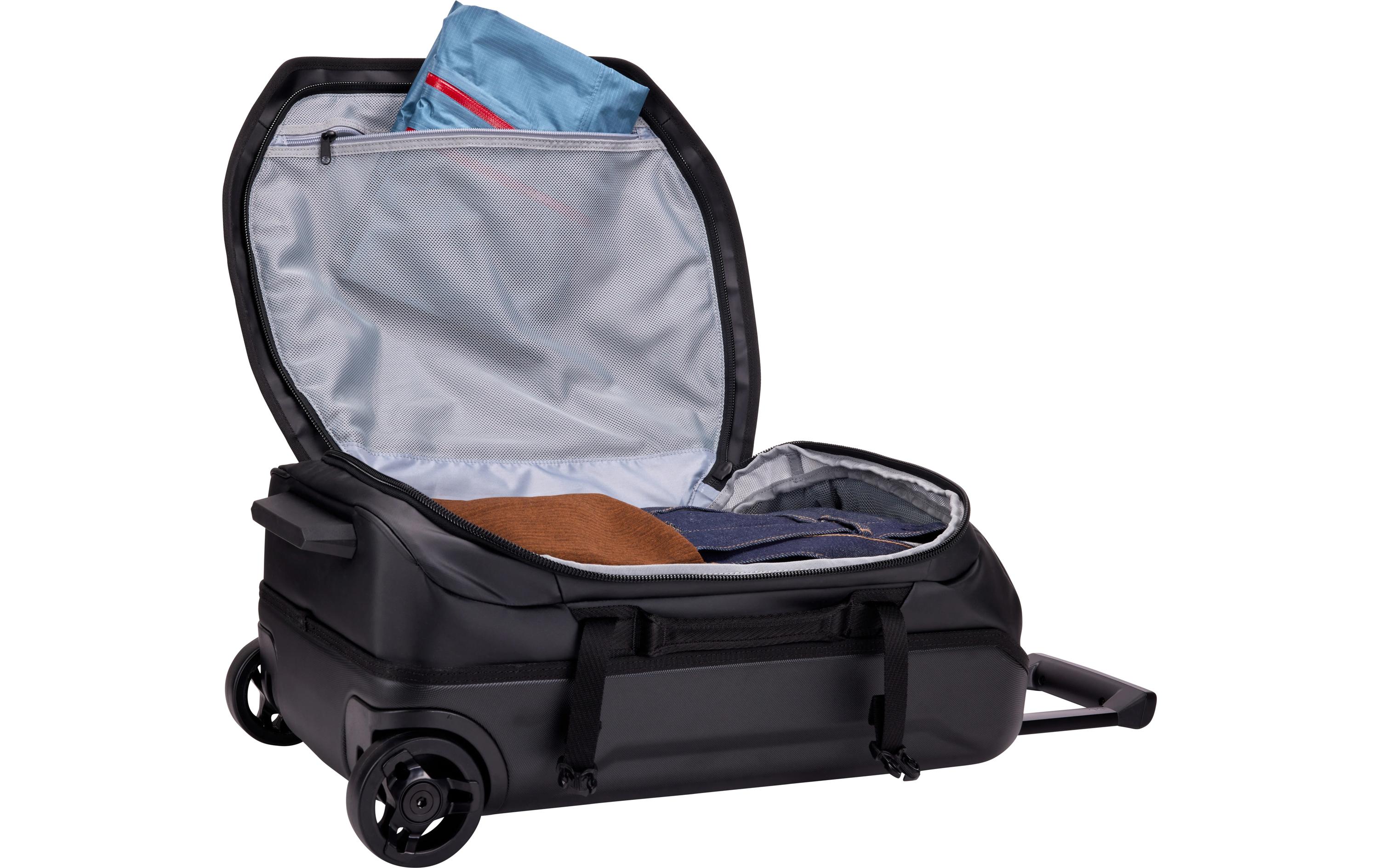 Reisekoffer Chasm 40 l, Black<br>Handgepäck-Reisekoffer mit Rollen