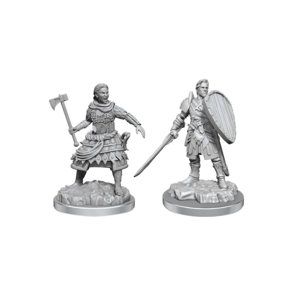 D&D Nolzur's Marvelous Unpainted Miniatures: Human Fighters