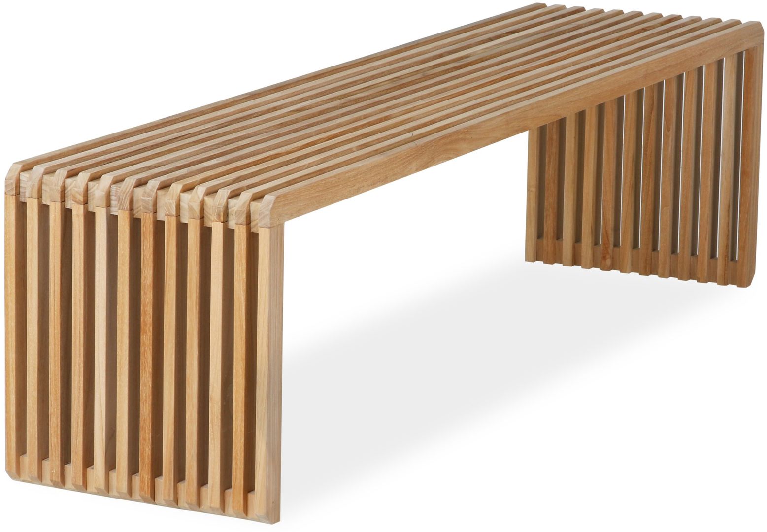 HKLIVING   Slatted L Bank