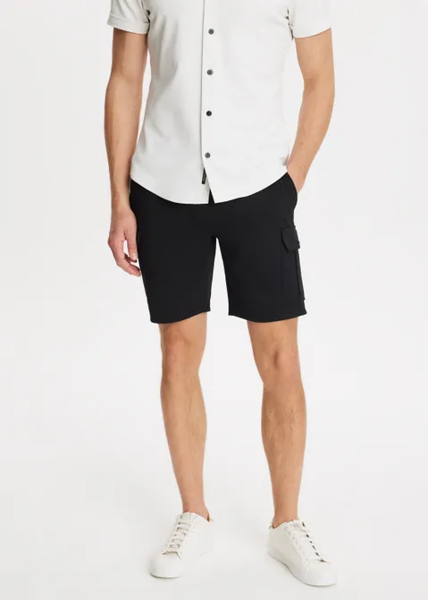 Cargo korte broek zwart (ZWART)