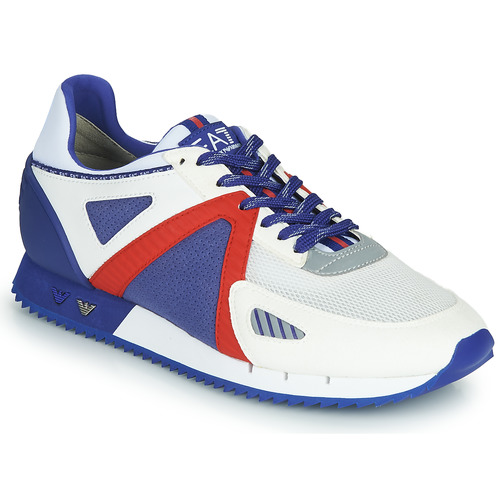 Emporio Armani EA7 - SAPONI Blanco / Azul / Rojo