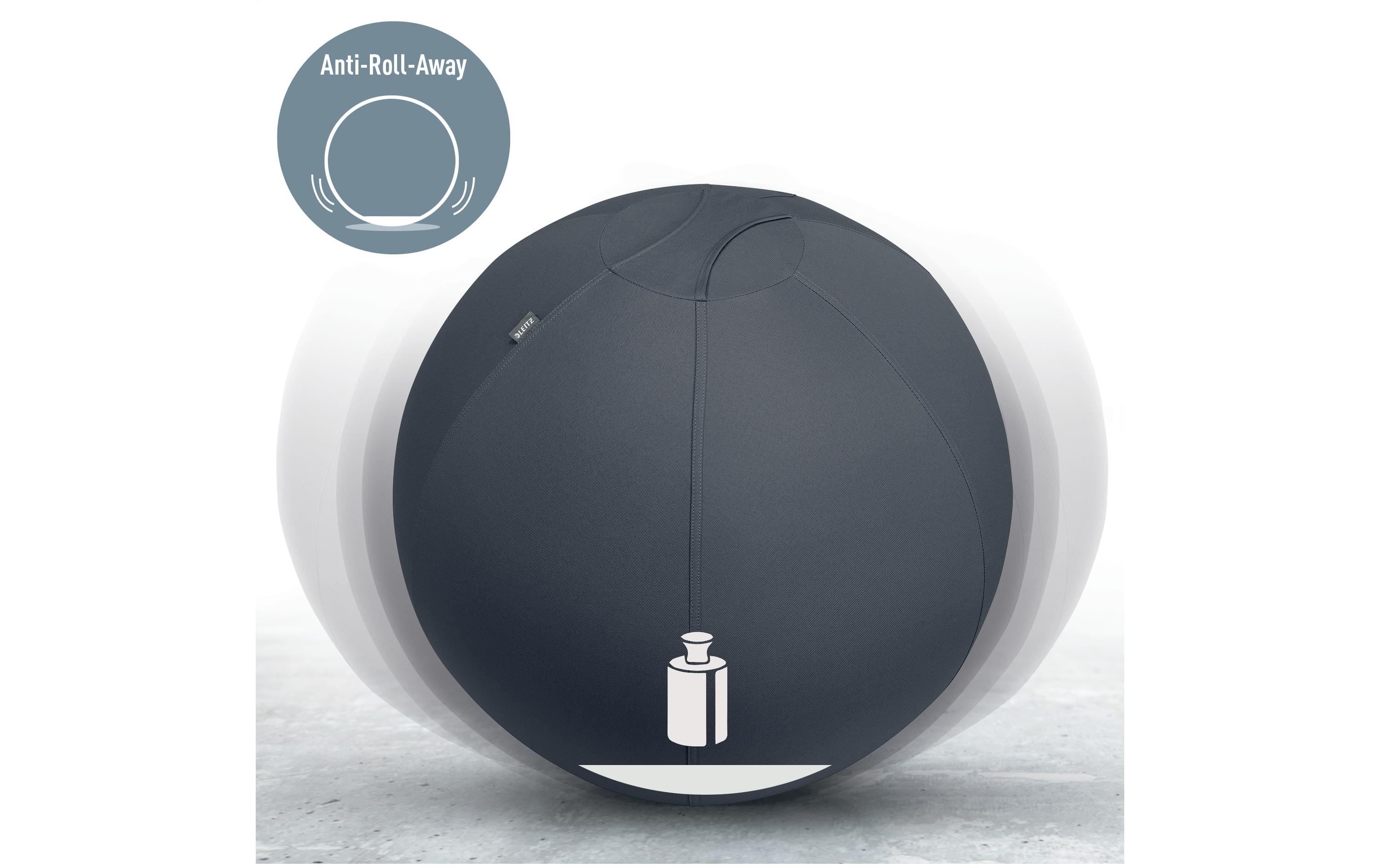 Sitzball Ergo Active 75 cm, Dunkelgrau<br>Sitzball für zu Hause oder für Büro