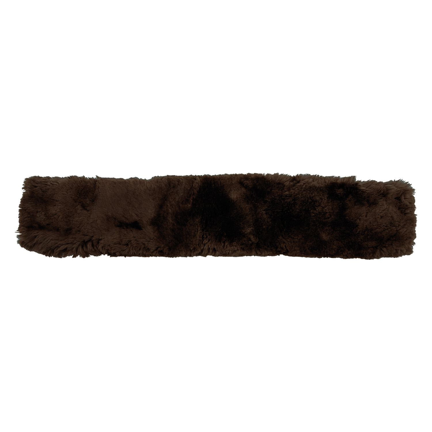 Loesdau Lammfell-Sattelgurtschoner  - braun - 75 cm