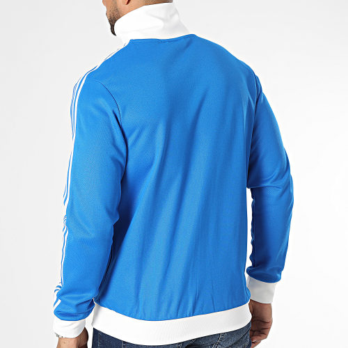 Veste Zippée A Bandes Beckenbauer IM4510 Bleu Roi
