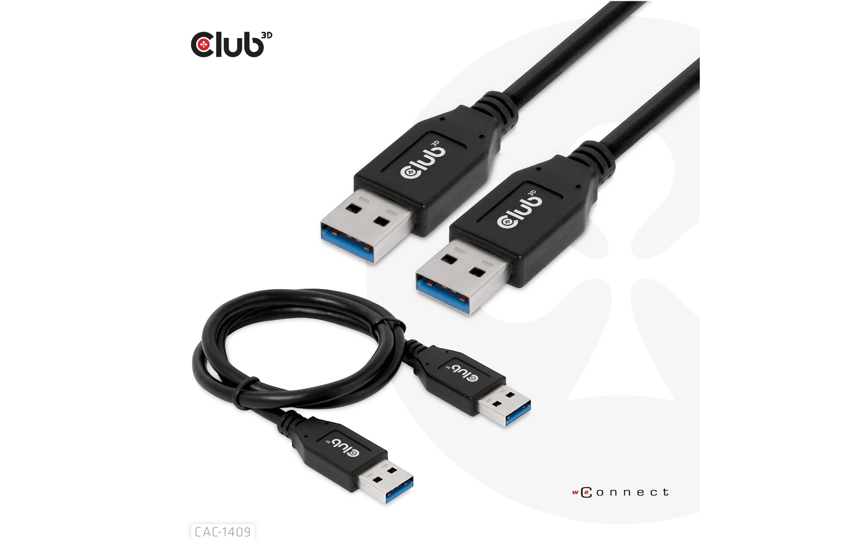 USB-Kabel CAC-1409 USB A - USB A 0.5 mUSB Typ-A Kabel mit einer Länge von 0.5m
