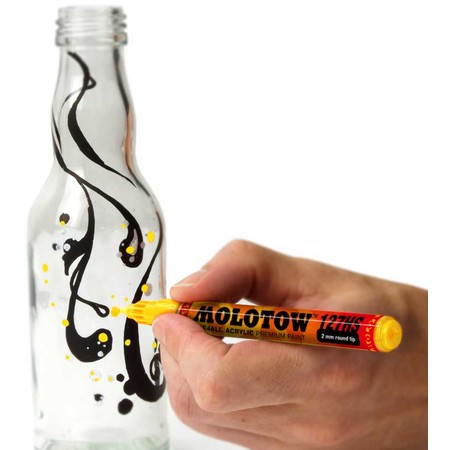 Molotow One4All 127HS 2 mm by MolotowAcrylmarker - metallic silber - 2 mm