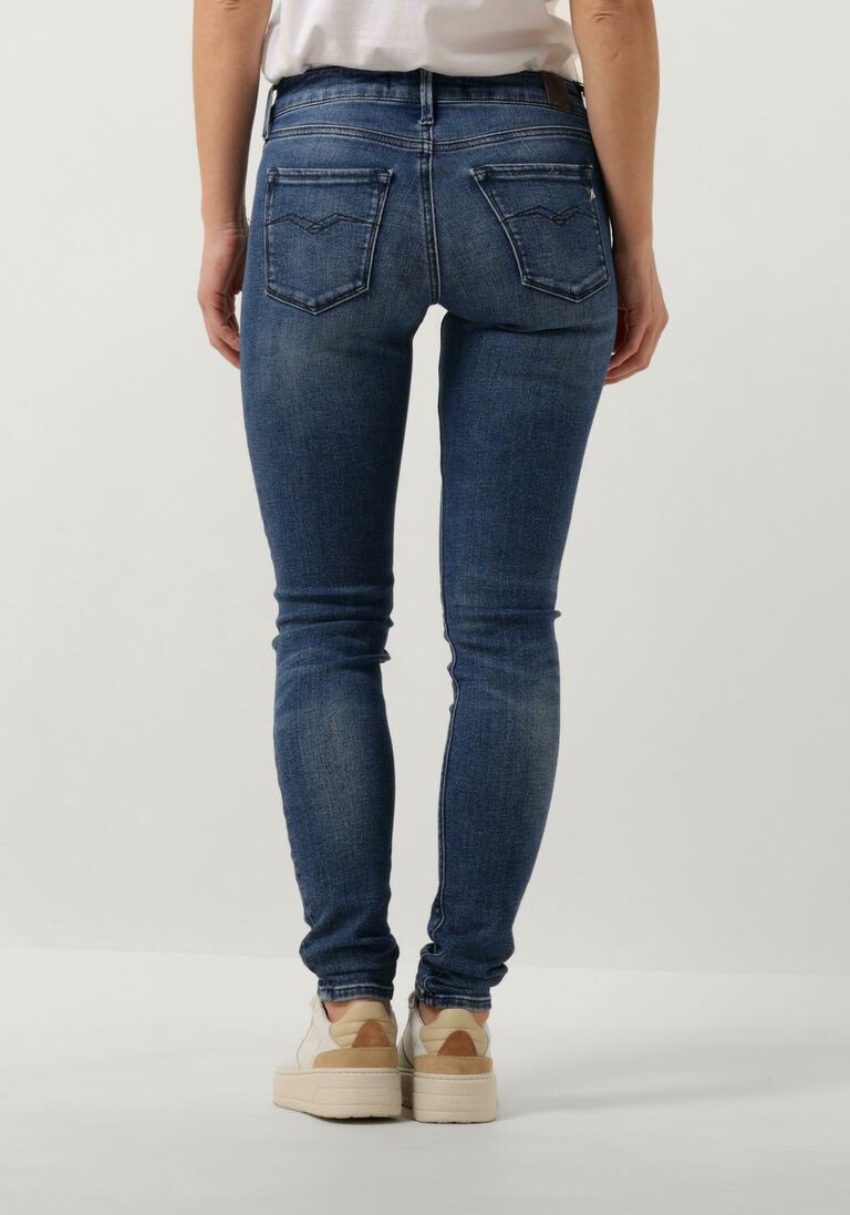 REPLAY blauwe replay skinny jeans new luz pants