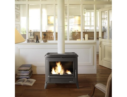 INVICTA - Poêle à bois modena - 10 kw - rdt: 77% - b. 50 cm - 100% fon...
