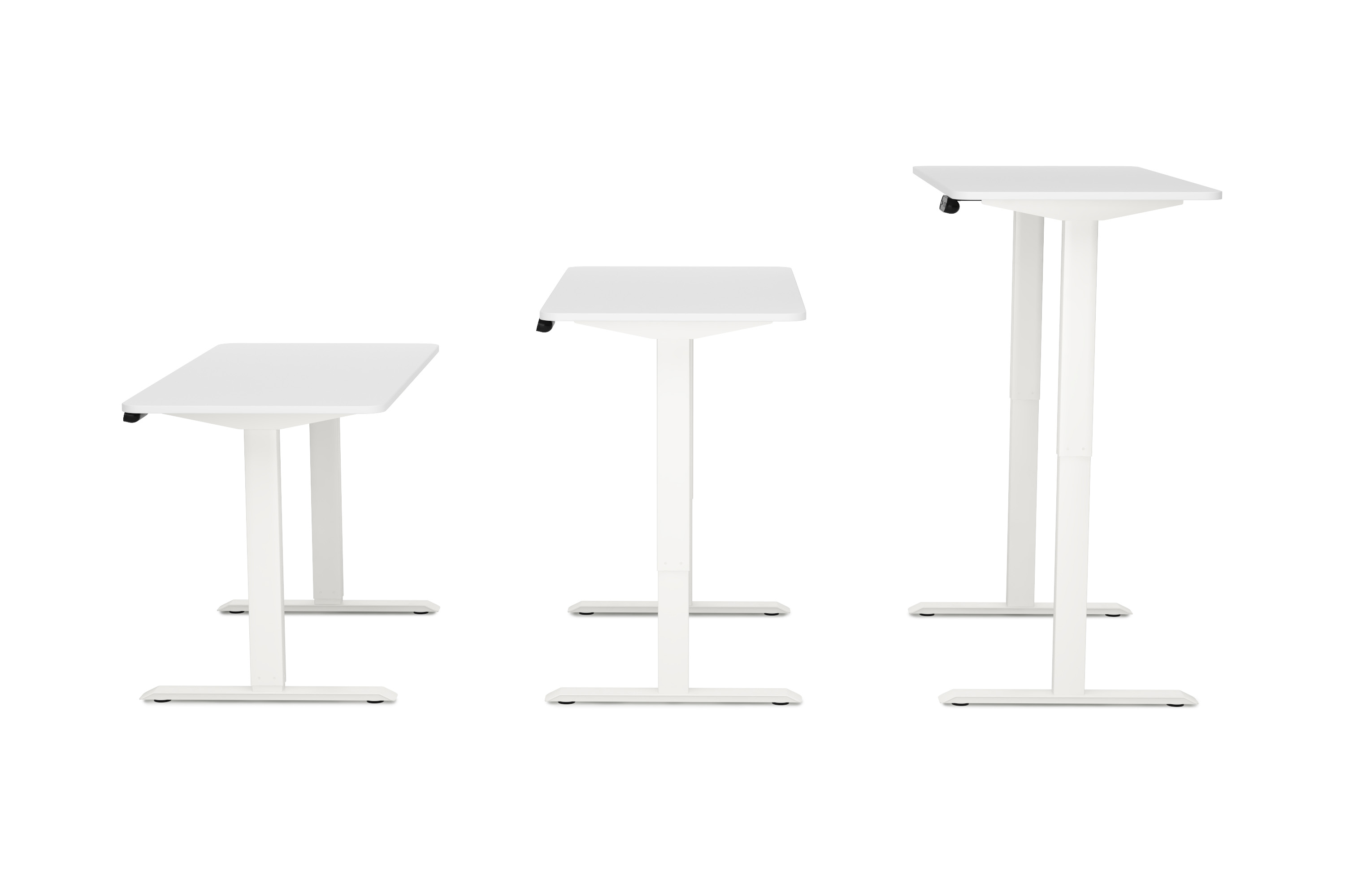 Stehpult elektrisch BASIC weiss 120 x 60 cm