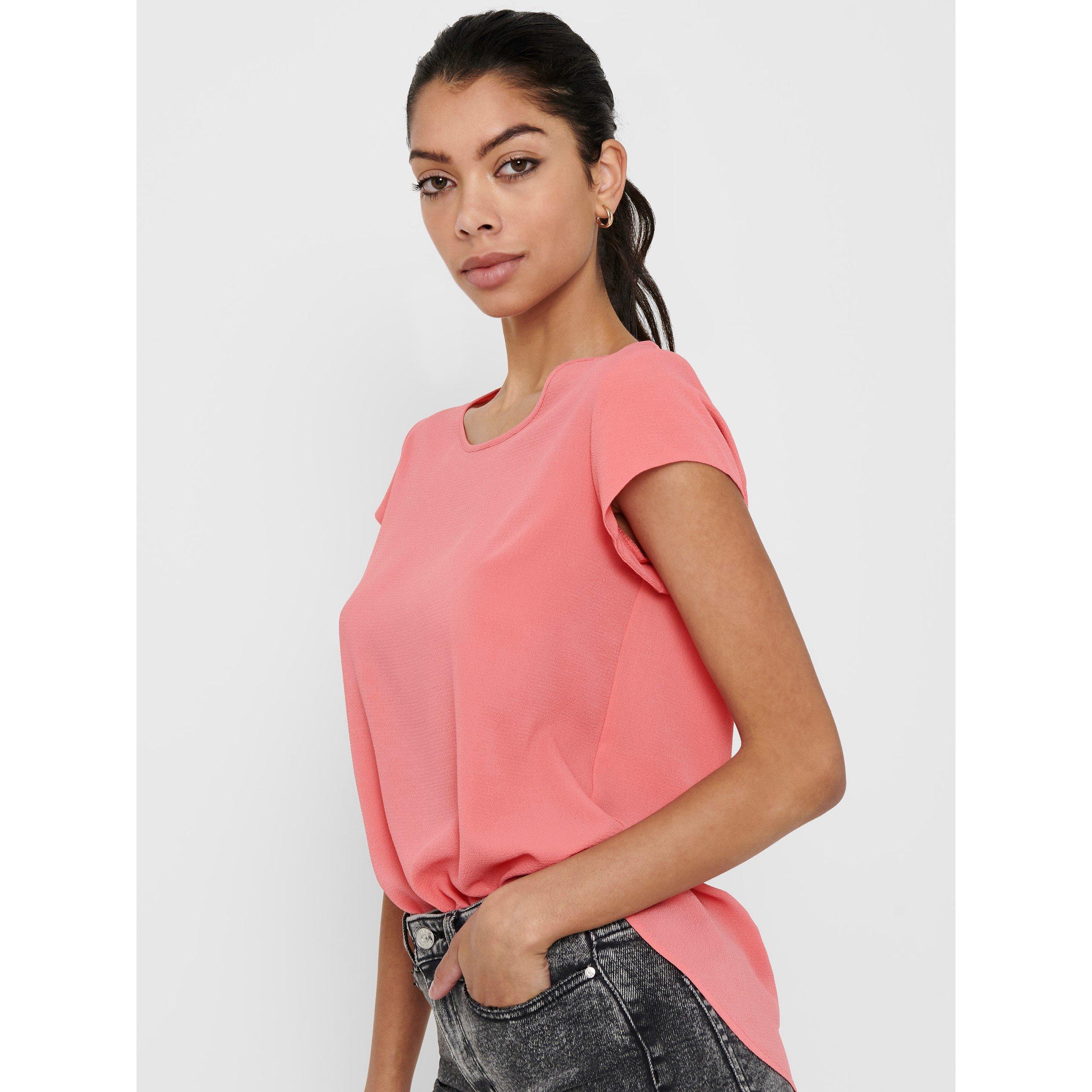 Only Vic Short Sleeve Solid T Shirt