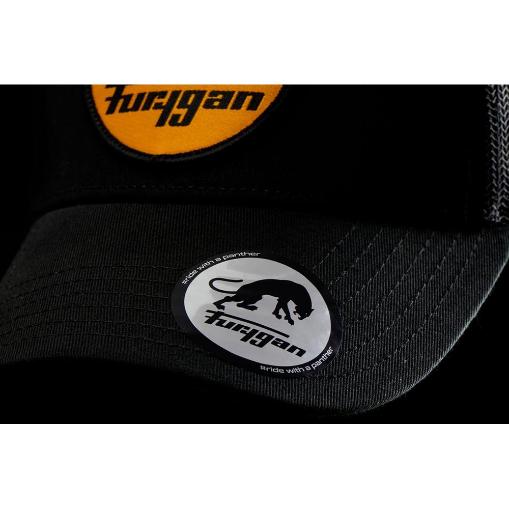 Furygan - Casquette trucker Logo Noir / Jaune