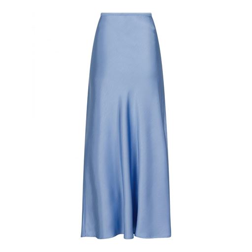 Neo Noir Vicky Heavy Sateen Nederdel, Smoke Blue, 40