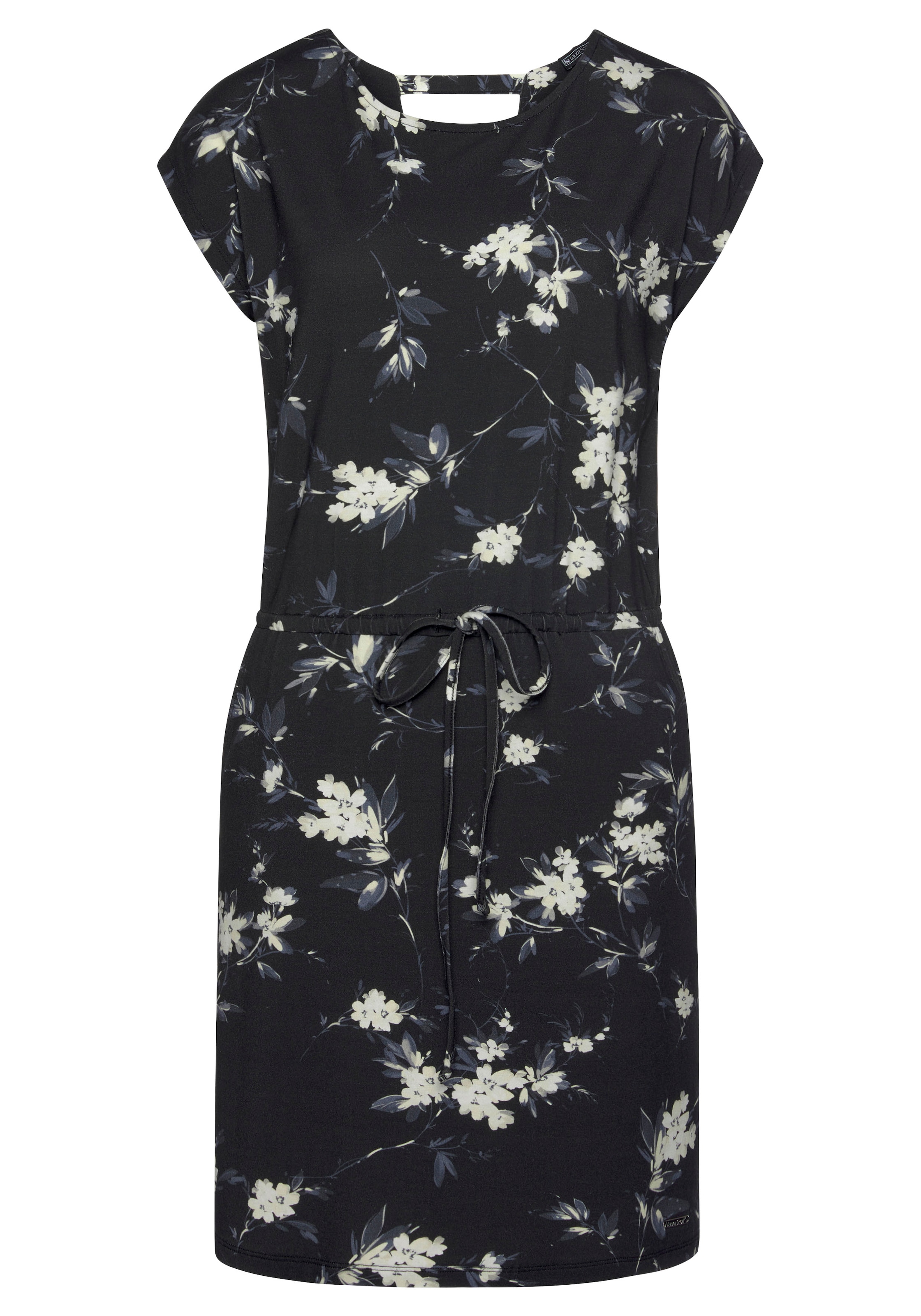 Laura Scott Sommerkleid festlich,  Minikleid,  feminin,  aus Viskosemischung,  Kurzarm