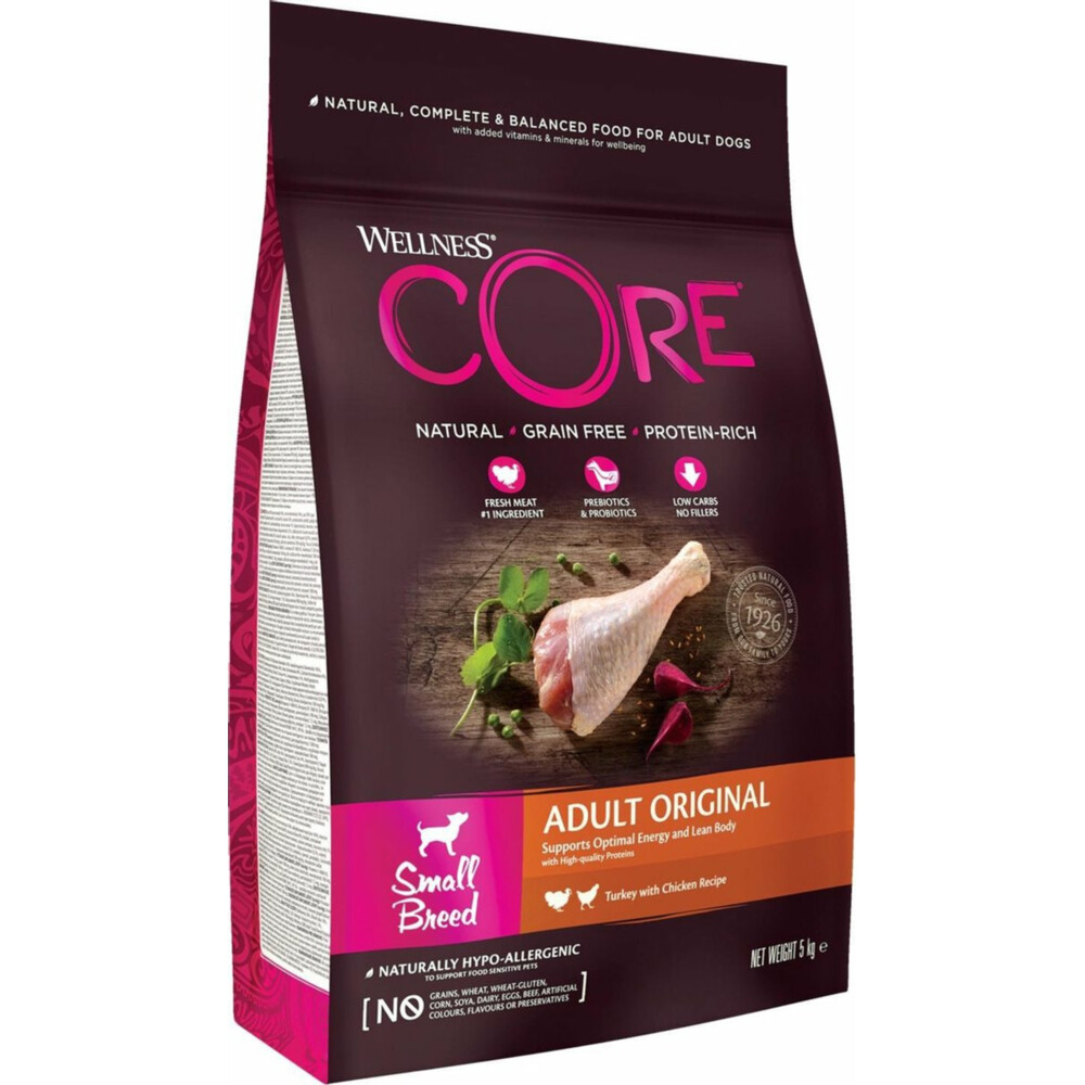 Wellness Core Hondenvoer Small Original Kalkoen5 kg