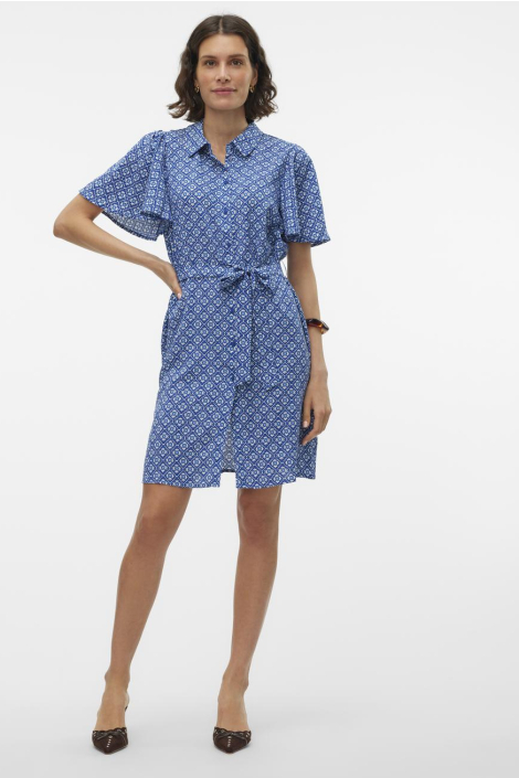 Vero Moda blauwe dames jurk