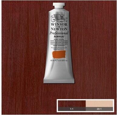 Winsor & Newton - Akrylmaling - Burnt Sienna 60 ML