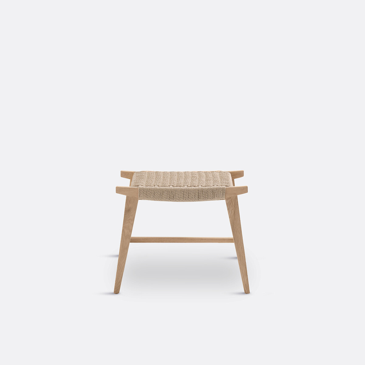 LA REDOUTE INTERIEURS<br>Banqueta em carvalho e vime, Kyoto