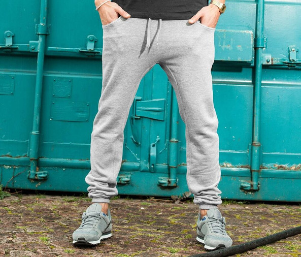 BUILD YOUR BRAND BY013 - Pantalon de jogging entrejambe large
