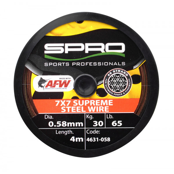 Fil d'Acier Spro 7x7 Supreme (4m)